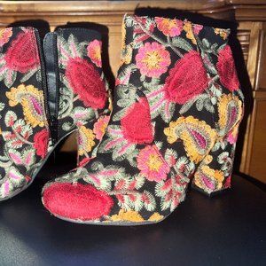 MIA Embroidered Boots  Mercari Boots.